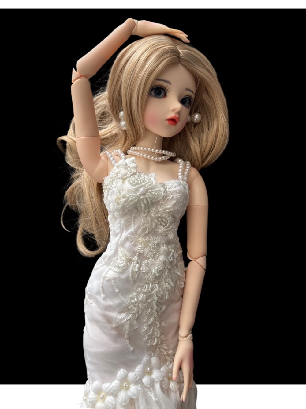 32 Articulated BJD Bride Doll NWOTS - hand designed